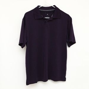 Haggar Men's Medium Polo Shirt - Purple